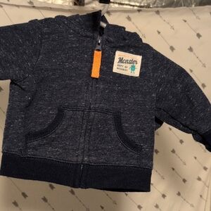 Carter's Navy Blue Monster Hoodie